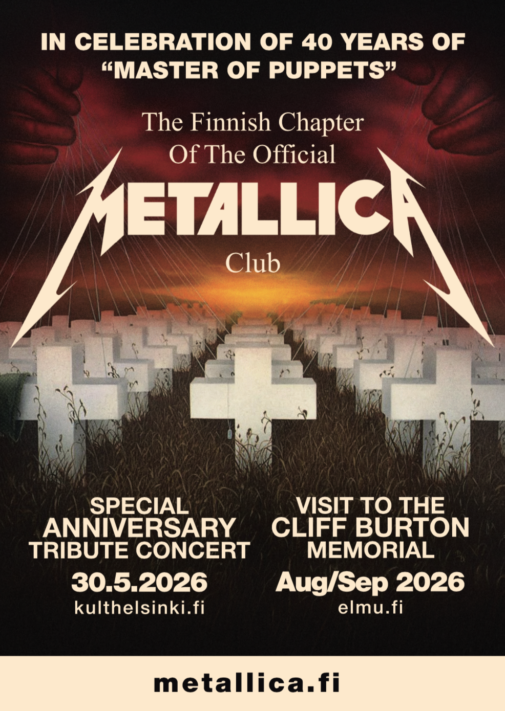 The Finnish Metallica Local Chapter Kult -tapahtuma